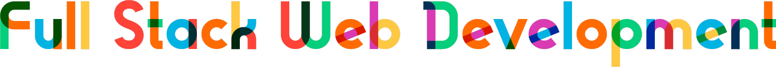 Full Stack Web Development
